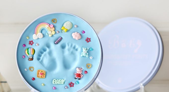 Baby Hand Print Footprint Imprint Kit Handprint Baby Mud And Foot Print Baby Souvenirs Baby Hand And Foot Mold Hundred Days Gift