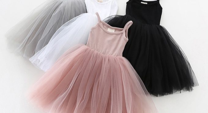 Little girls dresses for party and wedding summer 2019 toddler kids dresses for girls tutu children's party princess dress