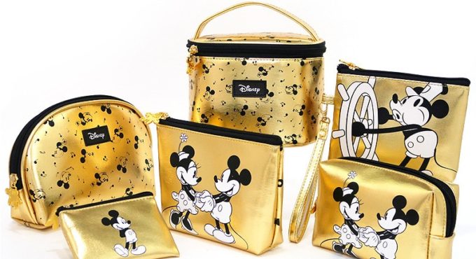 Disney Mickey Mouse Bag Diaper Mummy Mommy Travel Bag Cosmetic Storage Wallet Disney Purse Minnie Wash Bags Girls Gift