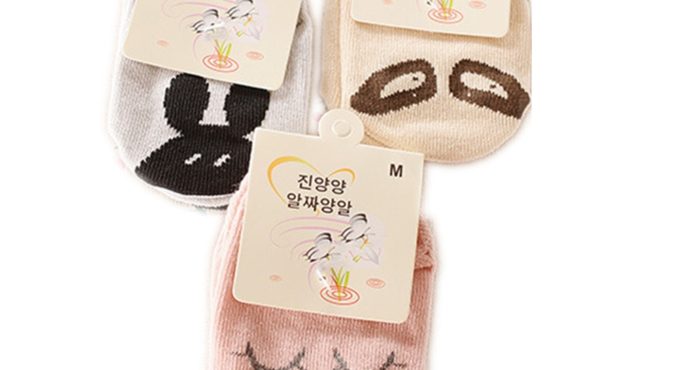 Children Sock Rubber Anti-Slip Cotton Baby Boy Socks Animal Newborn Short Sock Girls Anklets Cute Bunny Infant Hose 0-6Year