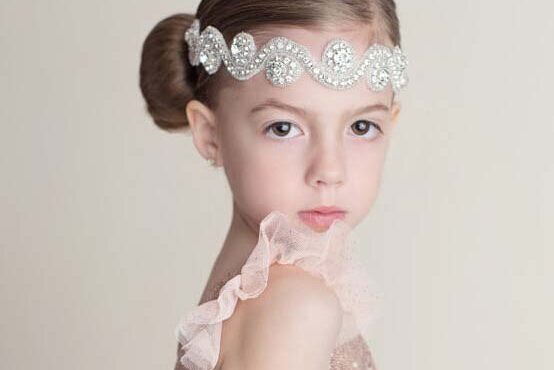 Sweet Flower Girls Bride Mother Crystal Headbands Party Wedding Headbands Candy Head Wears with Rhinestone Christmas Gifts