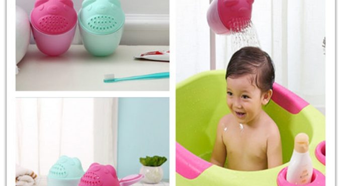 PUDCOCO Baby Shampoo Rinse Kids Wash Bath Cup Bathing Water Shower Pouring Toys