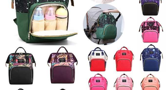 41style Mummy Backpack Zipper Diaper Baby Bag Large Capacity Travel Maternity Bag Multifunctional Nursing Bag Backpack Baby Care