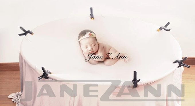 Jane Z Ann Newborn Baby Photography Props Posing Frame Beanbag Set Studio Accessories Infant Poser Pillow for Newborn Photo Prop