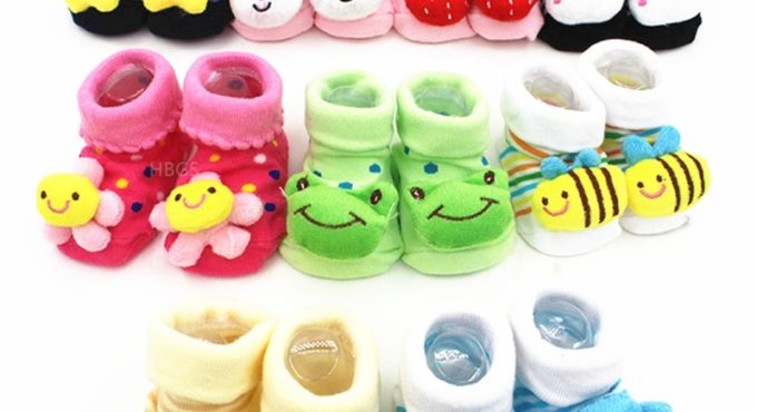 Excellent Quality Baby Girl Foot Socks Funny Happy Socks Newborn Rubber Anti Slip Socks