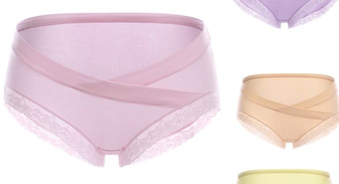 Women Clothing Faja Postparto Low Waist Pregnant Maternity Sexy Cotton Lace Underwear Pregnant Breathable Pregnancy Panties