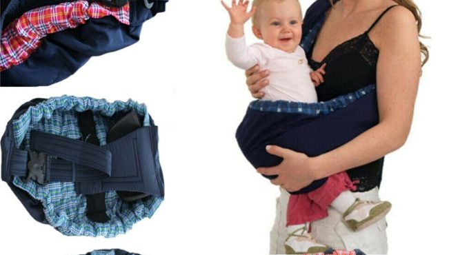 PUDCOCO Adjustable Baby Carrier Newborn Infant Sling Wrap Rider Fashion Soft Backpack Ring Nursing Pouch