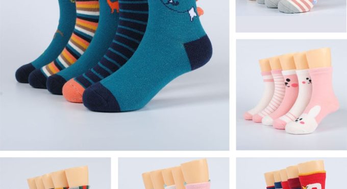 5 Pairs Baby Girls Socks Spring Summer Cotton Newborn Baby Socks Baby Meias Para Bebe Kids Socks for Children Boys Socks 1-12Y