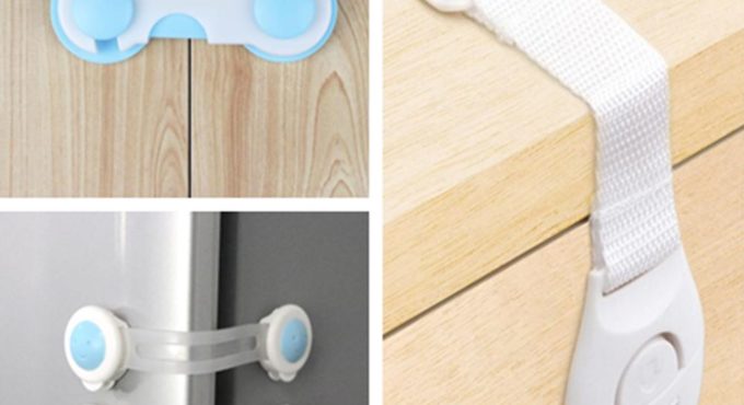 10pcs Child Safety Cabinet Lock Baby Plastic Drawer Security Protector Drawer Door Cabinet Locking Baby Protection Child Newborn