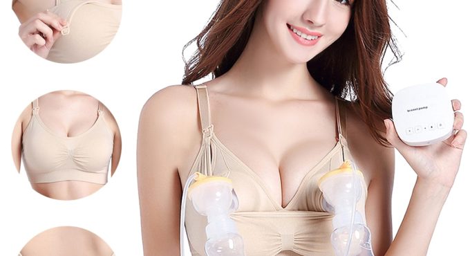 Maternity Bra Breast Pump Special Nursing Bra Hand Free Pregnancy Clothes Breastfeeding Accessories Pumping Bra Can Wear All Day