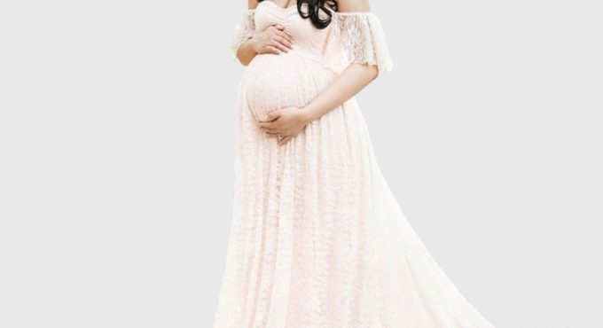 Long Maternity Photography Props Pregnancy Dress Photography Maternity Dresses For Photo Shoot Pregnant Dress Lace Maxi Gown 79