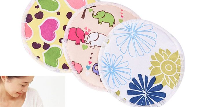 Bamboo Nursing Pads Breast Pad For Mum Washable Waterproof Feeding Pad Bamboo Reusable Pads Random Color