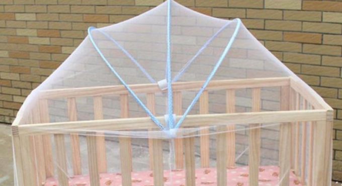 Baby Bed Crib Netting Curtain Dome Props Baby Mosquito Crib Netting Bed Bumpers Baby Crib Mosquito Net Care Decoration White