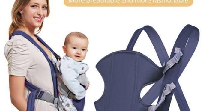 2-30 Months Breathable Front Facing Baby Carrier Comfortable Sling Backpack Pouch Wrap Baby Kangaroo Adjustable Safety Carrier