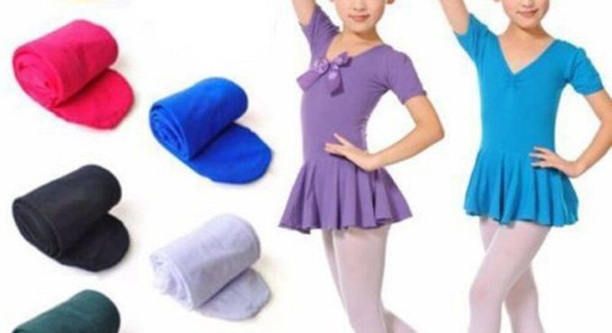 Kids Girls Tight Pantyhose Hosiery Stock Ballet Dance Tight For 4 to 12Years