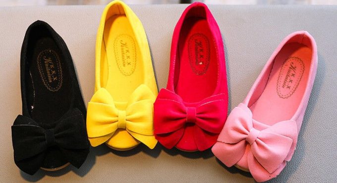 2021 Brand New Fashion Children Princess Dance Shoes Kids Girl Dress Party Shoes Flats Casual Single First Walkers Soft Slip-on