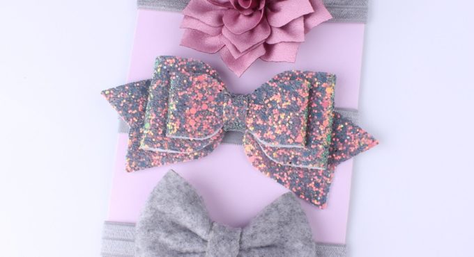 New 3pcs Baby Girls Headband Set Bow Knot Head Bandage Kids Toddlers Headwear Flower Hair Band Infant Clothing Accessories