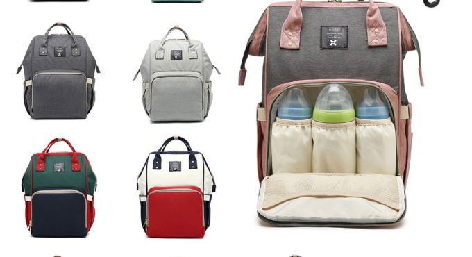 Nursing Bag Mommy Diaper Bag Large Capacity Designer Baby Nappy Bag Baby Care Bag for Mother Kid Fashion Travel Backpack