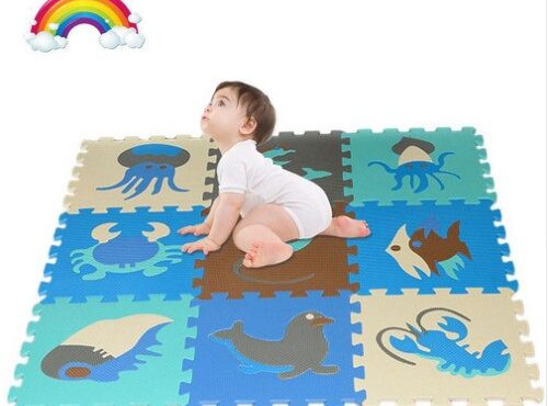 9Pcs Soft EVA Foam pad Alphabet Letters Numbers Floor Blacks Soft Baby Foam Mat 3d Educational puzzle toys for baby games