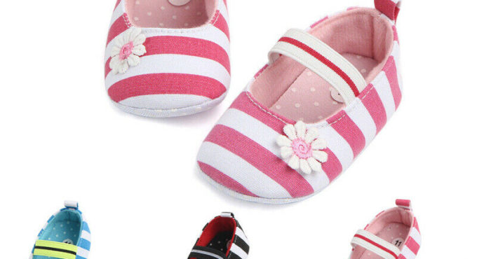 Cute Flower Baby Infant Girl Soft Sole Crib Toddler Summer Princess Shoes for 0-18M Kids