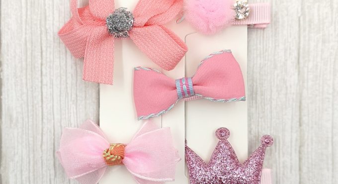 24 Lots Girls Hair Accessories Sweet Hairgrips Sets Princess Headdress Kids Bows Flowers Headwear Glitter Diademas Hairclip