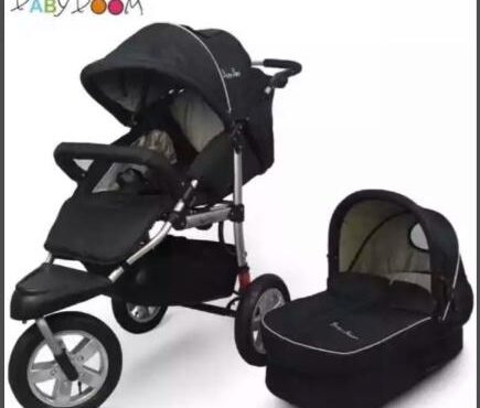 2 in1 baby stroller carry cot 2 in1 scak seat cross-country high landscape light reclining stroller car seat pram