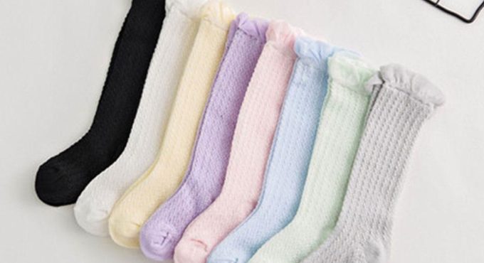 Newborn Infant Toddler Baby Girl Boy Above Knee Summer Warmer Socks Cotton Newborn Boy Baby Clothes Accessories