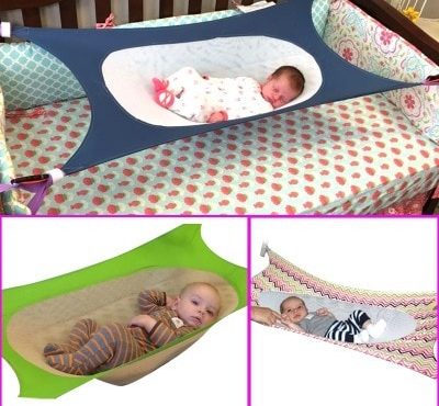 Infant Baby Hammock Newborn Kid Sleeping Bed Safe Detachable Baby Cot Crib Swing Elastic Hammock Adjustable Net Portable