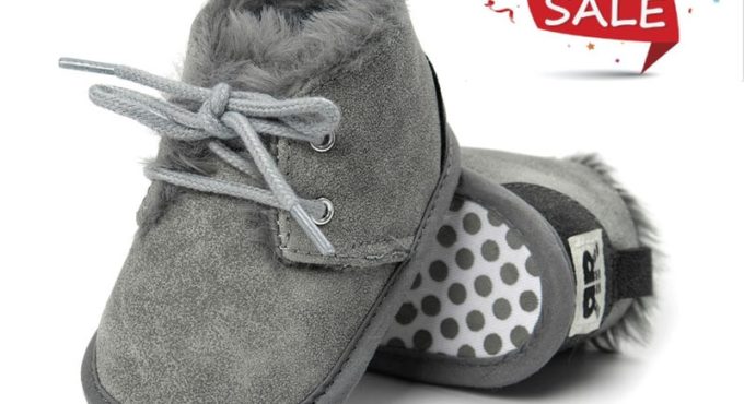 Brand New Toddler Infant Newborn Baby Boy Girl Winter Fur Snow Boots Warm Shoes Booties Casual Leopard Little Kids Strappy Shoes