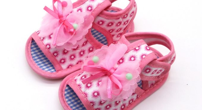 0-18M Cotton Baby Girls Shoes Infant First Walkers Toddler Girls Kid Bowknot Soft Anti-Slip Crib Shoes