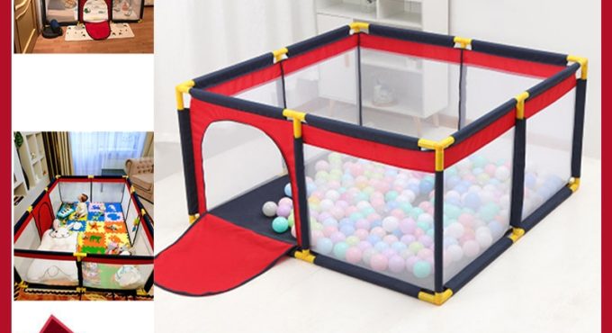 Portable Children's Playpen Baby Safety Fence Folding Play Fence Size S M L Suitable 6M-13 Y