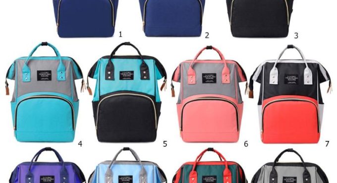 Large Capacity Nappy Bag Travel Backpack Fashion Mummy Maternity Nappy Diaper Bags Women's Fashion Nursing Bag For Baby Care