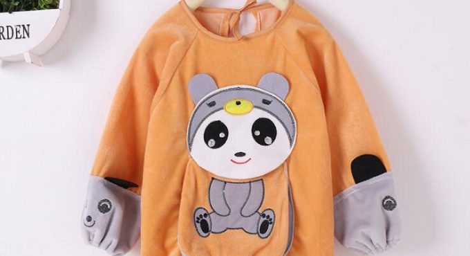 bandana baby bibs 2019 Autumn Winter waterproof cartoon baby clothing cartoon prints kids long sleeve bib baby bib children's