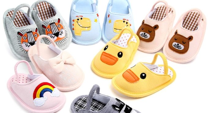 Newborn Baby Indoor Shoes Soft Sole Autumn Winter Slippers Cotton Bebe Animal First Walkers Boys Grils House Shoes