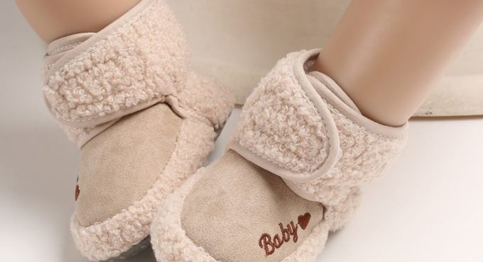 Baby Winter Warm First Walkers Cotton Baby Shoes Cute Infant Baby boys girls shoes soft sole indoor shoes for 0-18M