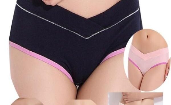 Cotton Breathable Maternity Panties Low-waist Underwear Panties Soft Care Abdomen Clothes For Pregnant Women