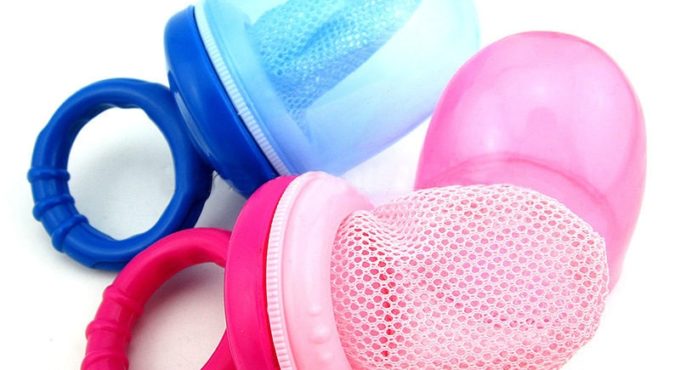 Baby Pacifier Fresh Food Nibbler Feeder soother Newborn Safety Feeding Nipple Mesh Bag Chew Fruits Vegetables Chupeta Soother