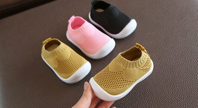 Kid Baby First Walkers ShoesBreathable b Infant Toddler Shoes Girls Boy Casual Mesh Shoes Soft Bottom Comfortable Non-slip Shoes