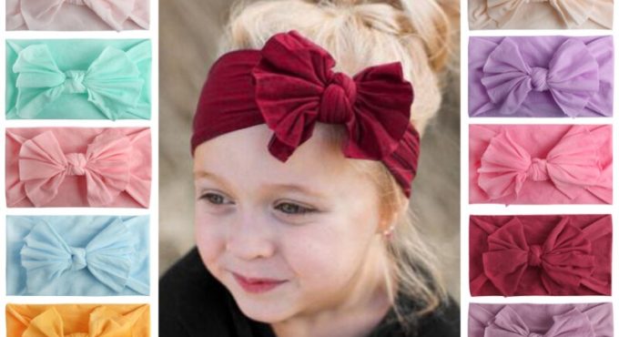 Baby Headband Turban Flower Newborn Baby Girl Headbands Elastic Kids Toddler Hair Band headband Baby Hair Accessories