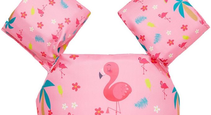 Flamingo Children Kids Baby Arm Float Swimming Cartoon Life Float Jacket Safety Vest Swimming Pool Piscine Accessories