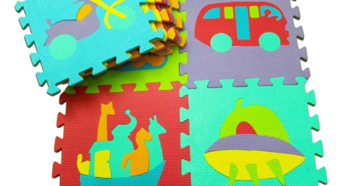 10Pcs/Set Baby Kids Crawling EVA Floor Mat Animal Fruit Numbers Puzzle Pad Toy Educational toys durable Non-slip Jigsaw puzzle