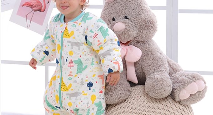 Baby Slaapzak Saco Bebe Bolsa De Dormir Infant Sleepsack Autumn Sleeping Bag Kids Winter Thick Warm Sleepwear for Newborn