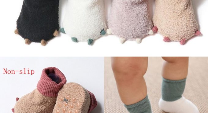 2019 New cute autumn and winter newborn socks casual warm baby foot sock