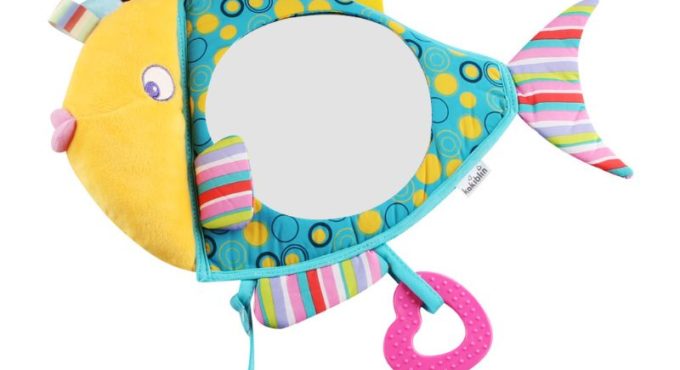 Car Rearview Mirror Baby Hanging Toys Plush Teether Teething Safe Stuffed Newborn Seat Infant Nursing Care Soft Educatio