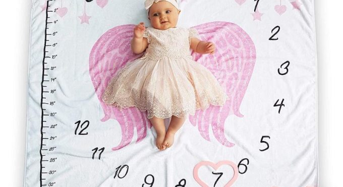 2021 Infant Baby Photo Blanket Photography Prop Backdrop Cloth Calendar Newborn Boys Girls Photos Accessories