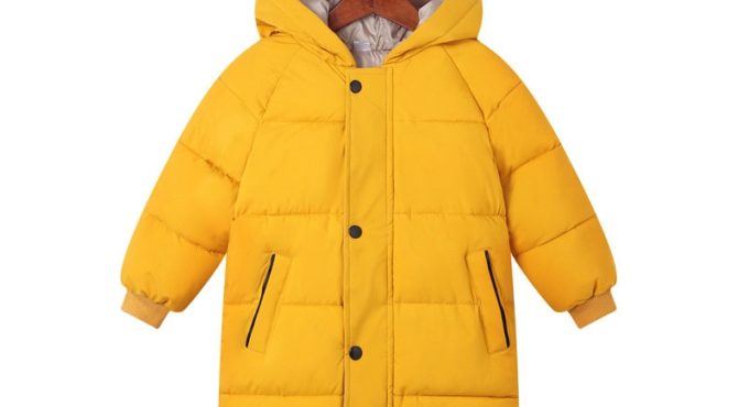 DIMUSI Winter Boys Jackets Child Kids Thick Warm Parkas Hooded Coats Baby Girls Mid-Long Outwear Windbreaker Jackets Clothing