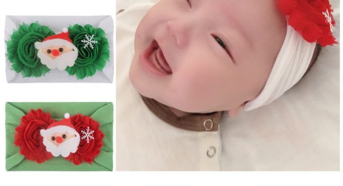 Headband Christmas Santa Claus Headwear Hair Band Head Piece Accessories Fashion Hot children kids Baby girls