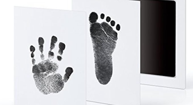 Non Toxic Baby Handprint Footprint Imprint Kit Baby Souvenirs Newborn Footprint Ink Pad Infant Clay Toy Gifts