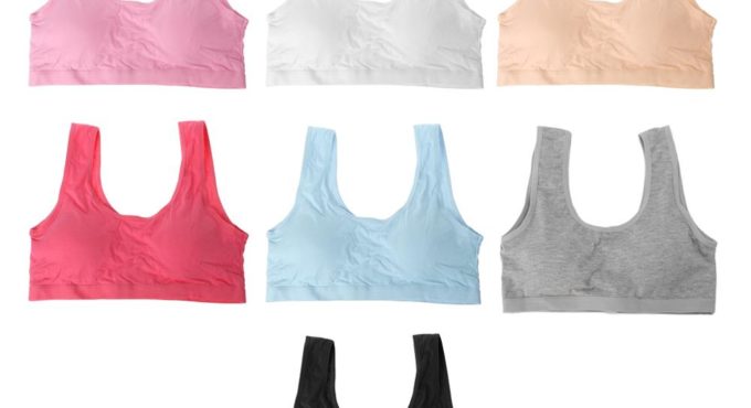 Teenage Kids Girls Underwear Teen Sports Bra Puberty Training Bra Underclothes