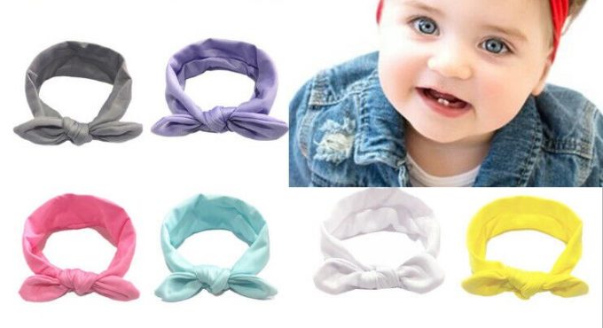 Kid Girl Baby Headband Toddler Bowknot Elastic Flower Hair Band Accessories 1Pcs